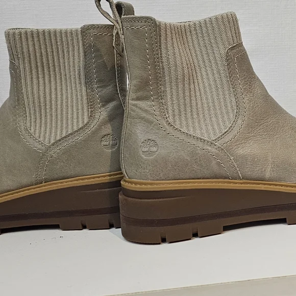Timberland Cervinia Valley Chelsea Boots Women's 9 Leather Wedge Boots - Picture 15 of 16